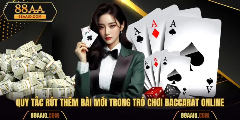 Quy tắc rút thêm bài mới trong trò chơi Baccarat online